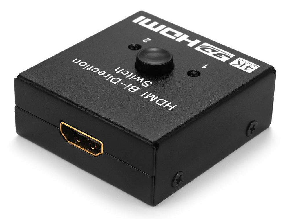POWERTECH HDMI Bi-Direction switch 2 σε 1, 4K x 2K & 3D, μαύρο - Image 2