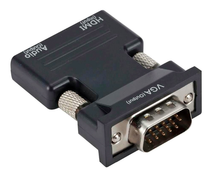 POWERTECH αντάπτορας HDMI (F) σε VGA (M) CAB-H120 με audio, μαύρο - Image 3
