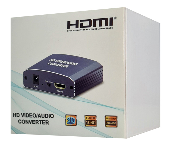POWERTECH HDMI audio extractor CAB-H153, 4K/60Hz, γκρι - Image 3