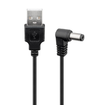 POWERTECH Καλώδιο USB 2.0(M) σε DC 5.5×2.5mm (F) CAB-U121, copper, 1.5m