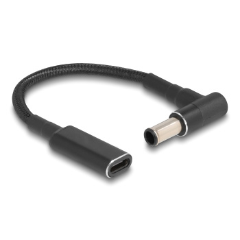 POWERTECH καλώδιο τροφοδοσίας CAB-UC065, USB-C σε Sony 6.0×4.3mm, μαύρο