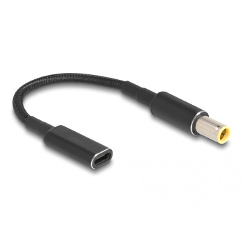 POWERTECH καλώδιο τροφοδοσίας CAB-UC067, USB-C σε IBM 7.9×5.5mm, μαύρο
