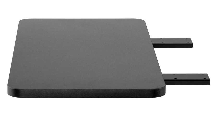 BRATECK ράφι γραφείου DET-4, ξύλινο, 600x409x30mm, 20kg, μαύρο - Image 4