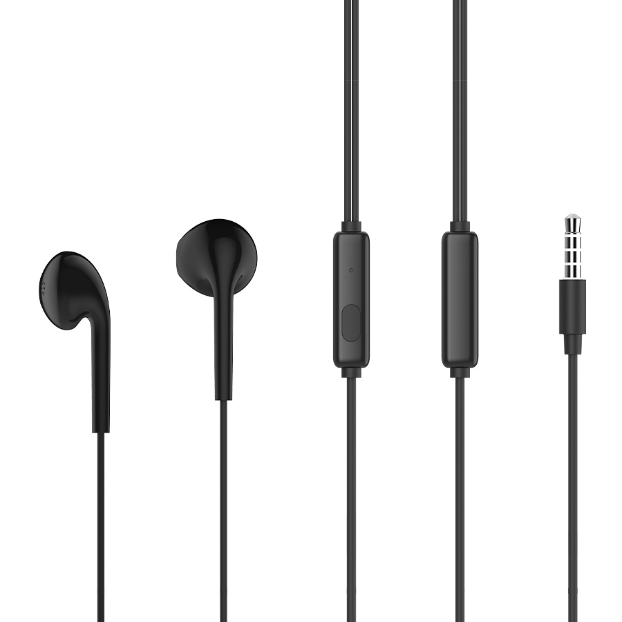 CELEBRAT earphones G12 με μικρόφωνο, 14.2mm, 3.5mm, 1.2m, μαύρο - Image 2