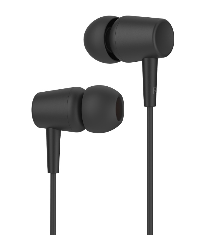 CELEBRAT earphones G13 με μικρόφωνο, 10mm, 3.5mm, 1.2m, μαύρο - Image 2