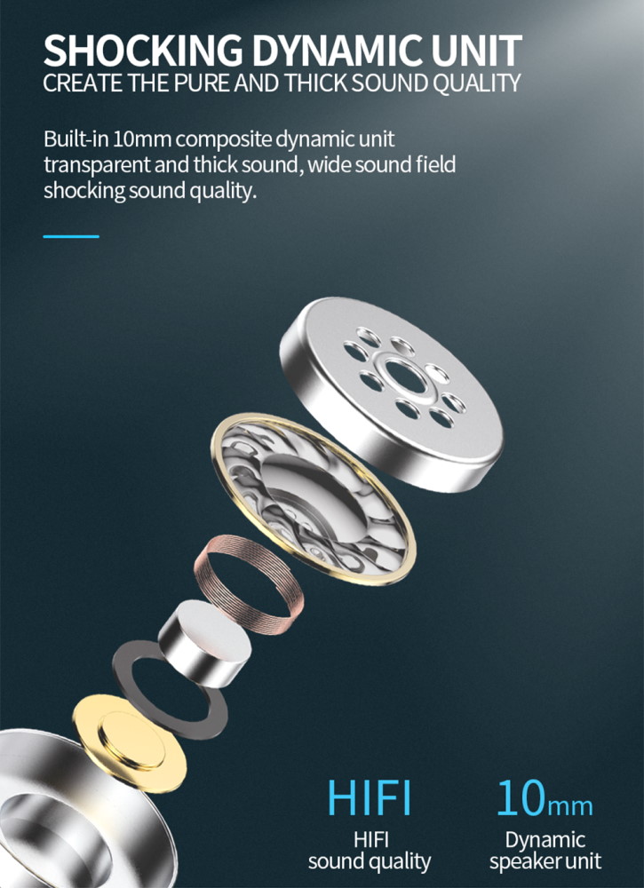 CELEBRAT earphones G13 με μικρόφωνο, 10mm, 3.5mm, 1.2m, λευκό - Image 3