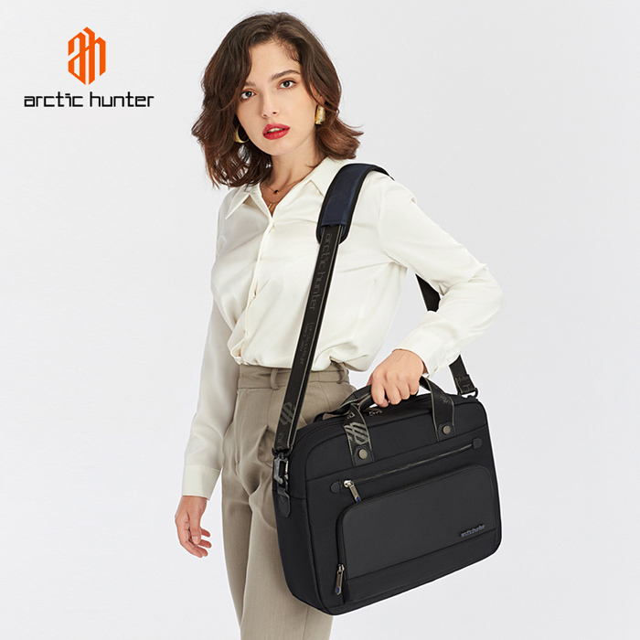 ARCTIC HUNTER τσάντα ώμου GW00017 για laptop 15.6", 14.5L, μαύρη - Image 2