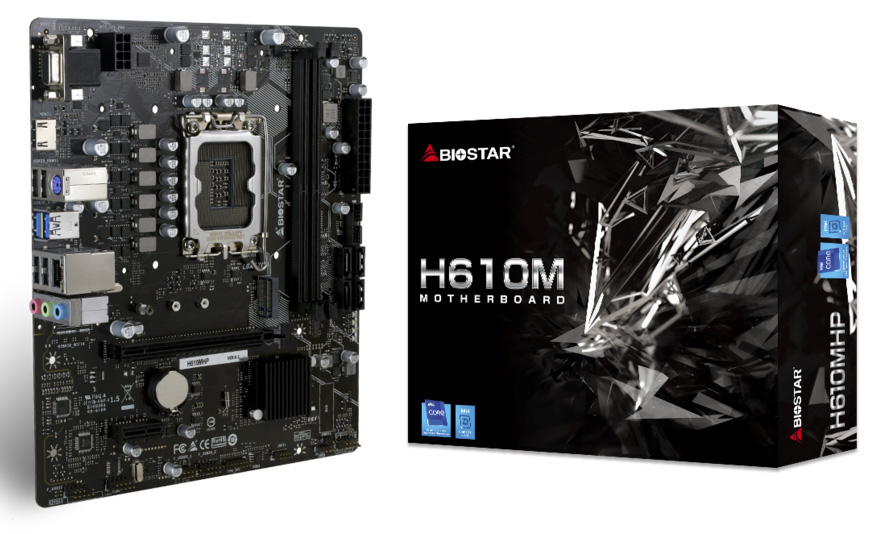 BIOSTAR μητρική H610MHP, 2x DDR4, s1700, USB 3.2, uATX, GbE, Ver. 6.1 - Image 4
