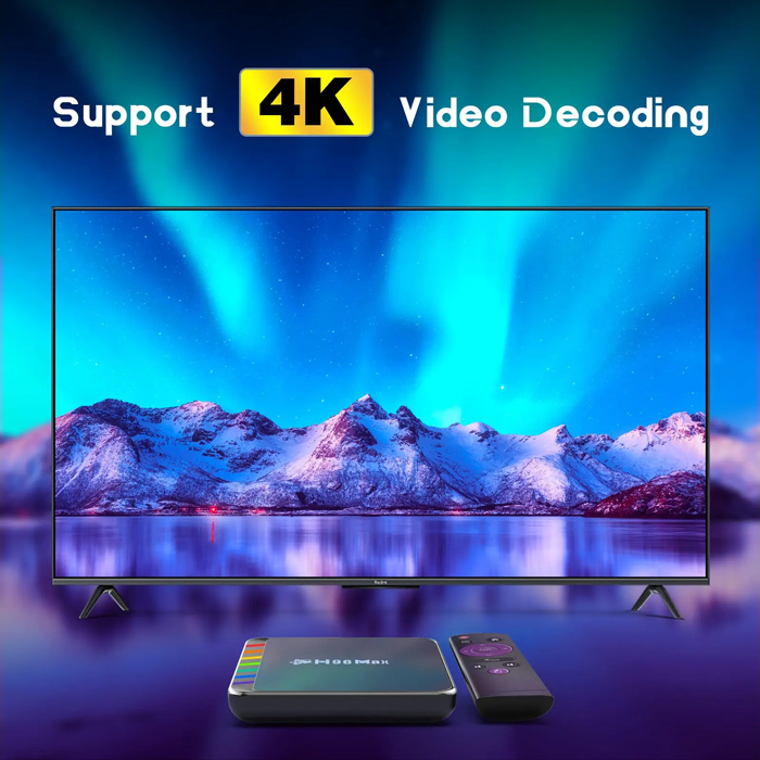 H96 TV Box Μax W2, 8K, S905W2, 4/32GB, WiFi 6, Bluetooth, Android 11 - Image 4
