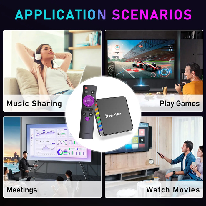 H96 TV Box Μax W2, 8K, S905W2, 4/32GB, WiFi 6, Bluetooth, Android 11 - Image 5