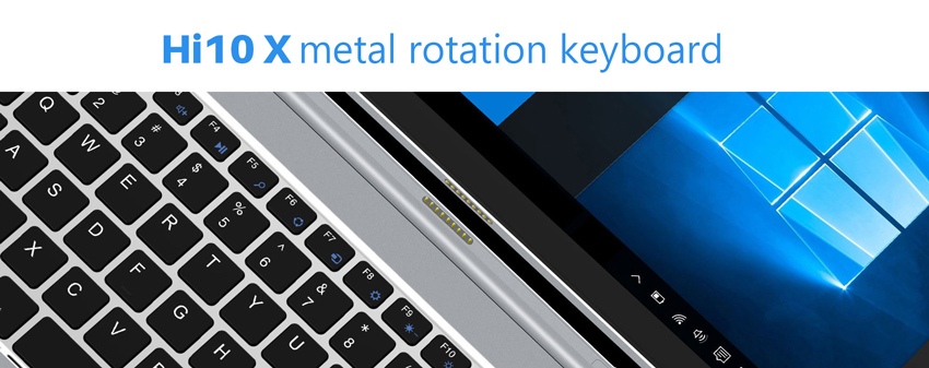CHUWI πληκτρολόγιο HI10X-KEYBOARD για tablet Hi10 X, 2x USB, γκρι - Image 2