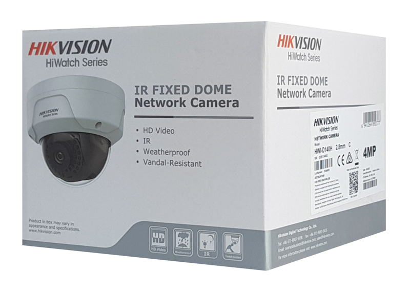 HIKVISION HIWATCH IP κάμερα HWI-D140H, POE, 2.8mm, 4MP, IP67 & IK10 - Image 3