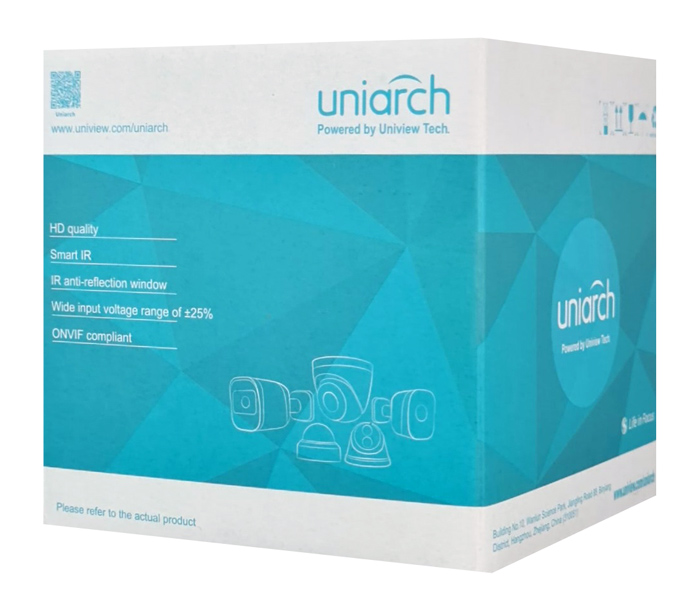UNIARCH IP κάμερα IPC-D125-PF28, 2.8mm, 5MP, IP67/IK10, PoE, IR έως 30m - Image 3