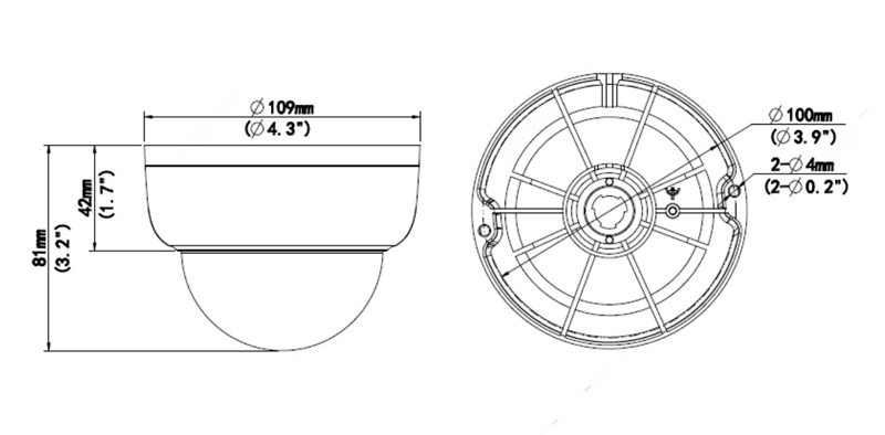 UNIARCH IP κάμερα IPC-D125-PF28, 2.8mm, 5MP, IP67/IK10, PoE, IR έως 30m - Image 4