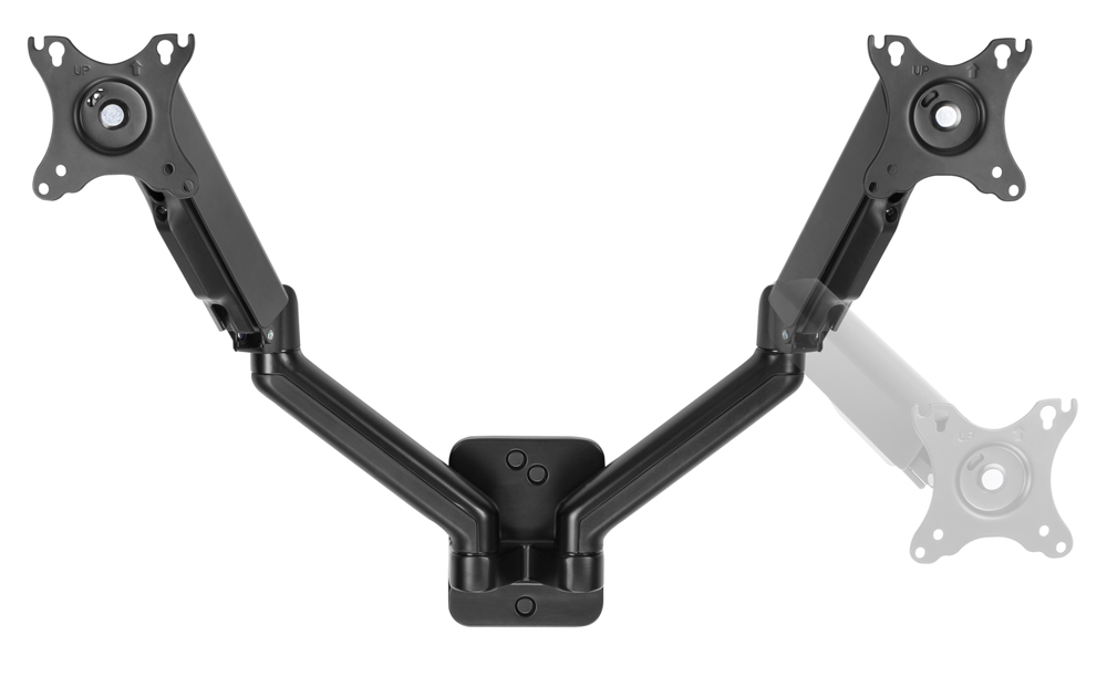 BRATECK επιτοίχια βάση LDA32-114, για 2 οθόνες 17"-32", 9kg - Image 2