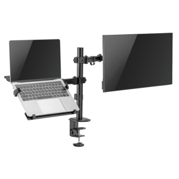 BRATECK βάση γραφείου LDT66-C024ML για οθόνη 17″-32″ & laptop, έως 9kg