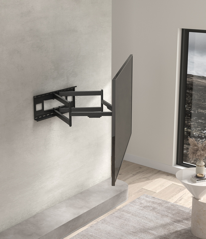 BRATECK επιτοίχια βάση LPA49-486XLD για τηλεόραση 43"-90", έως 80kg - Image 2