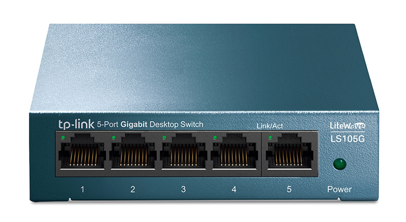 TP-LINK Desktop Switch LS105G, 5-port 10/100/1000Mbps, Ver. 1.0 - Image 3