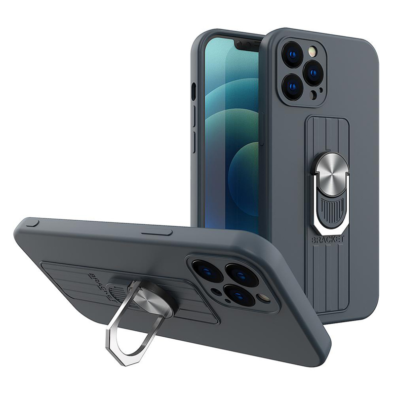 POWERTECH θήκη Ring MOB-1679 για iPhone 13 Pro, μπλε - Image 2
