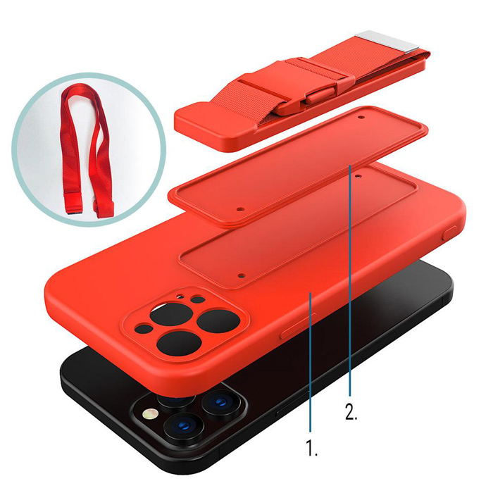 POWERTECH θήκη Rope MOB-1838 για Samsung Galaxy A42 5G, μπλε - Image 3