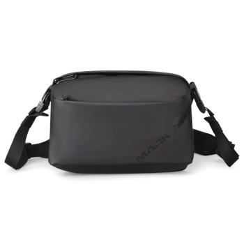 MARK RYDEN τσάντα ώμου MR8616, με θήκη tablet 7.9″, 4L, αδιάβροχη, μαύρη