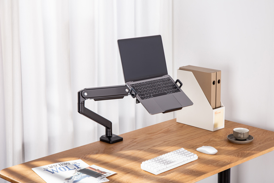 BRATECK βάση laptop NBH-8 για βάση οθονών VESA, έως 17", μαύρη - Image 2