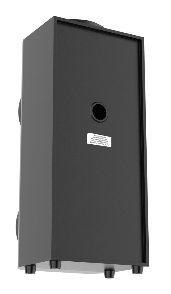 CELEBRAT φορητό ηχείο OS-01, 10W, 1200mAh, Bluetooth, FM, LED, μαύρο - Image 4