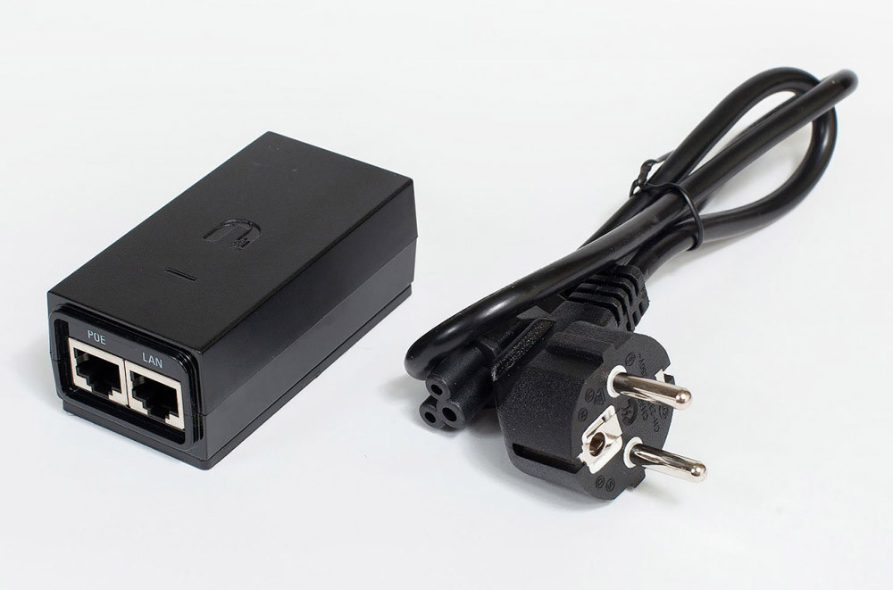 UBIQUITI Gigabit PoE Adapter POE-24-24W-G, 24V, 1A, 24W, με power cable - Image 2