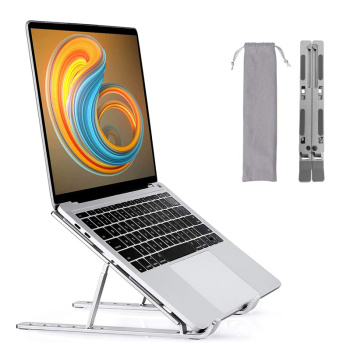 POWERTECH μεταλλική βάση laptop PT-1160, έως 18″, foldable, ασημί