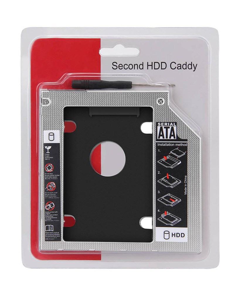 Θήκη σκληρού δίσκου HDD & SSD 2.5" PT-242, SATA, με ύψος 12.7mm - Image 2
