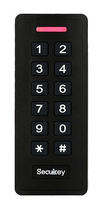 SECUKEY αυτόνομο αδιάβροχο πληκτρολόγιο πρόσβασης SCK-K2-EM, 125KHz