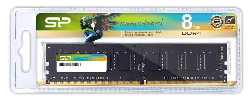 SILICON POWER μνήμη DDR4 UDIMM SP008GBLFU320X02, 8GB, 3200MHz, CL22 - Image 2