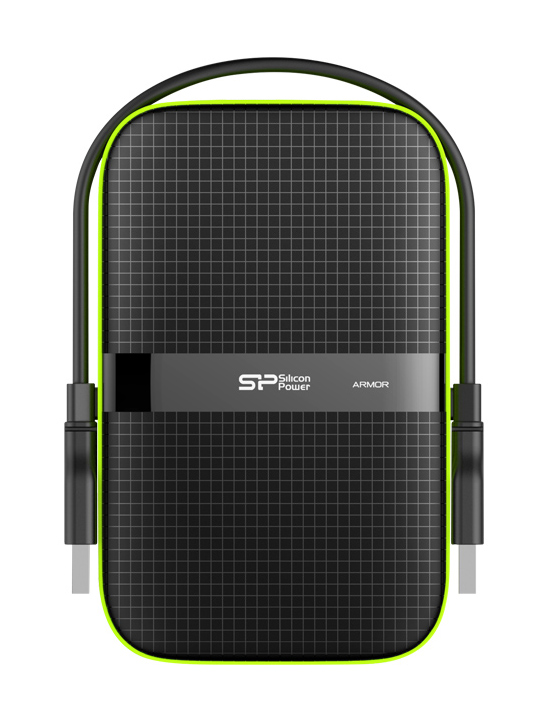SILICON POWER εξωτερικός HDD Armor A60, 1TB, USB 3.1, πράσινος - Image 3
