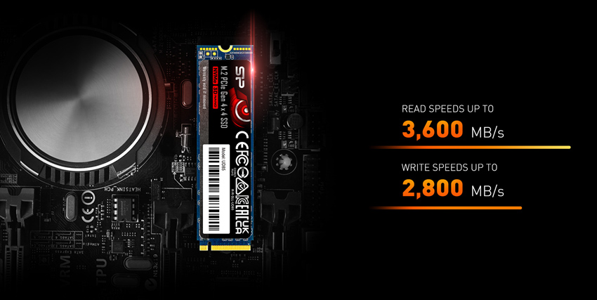 SILICON POWER SSD PCIe Gen4x4 M.2 2280 UD85, 1TB, 3.600-2.800MB/s - Image 4