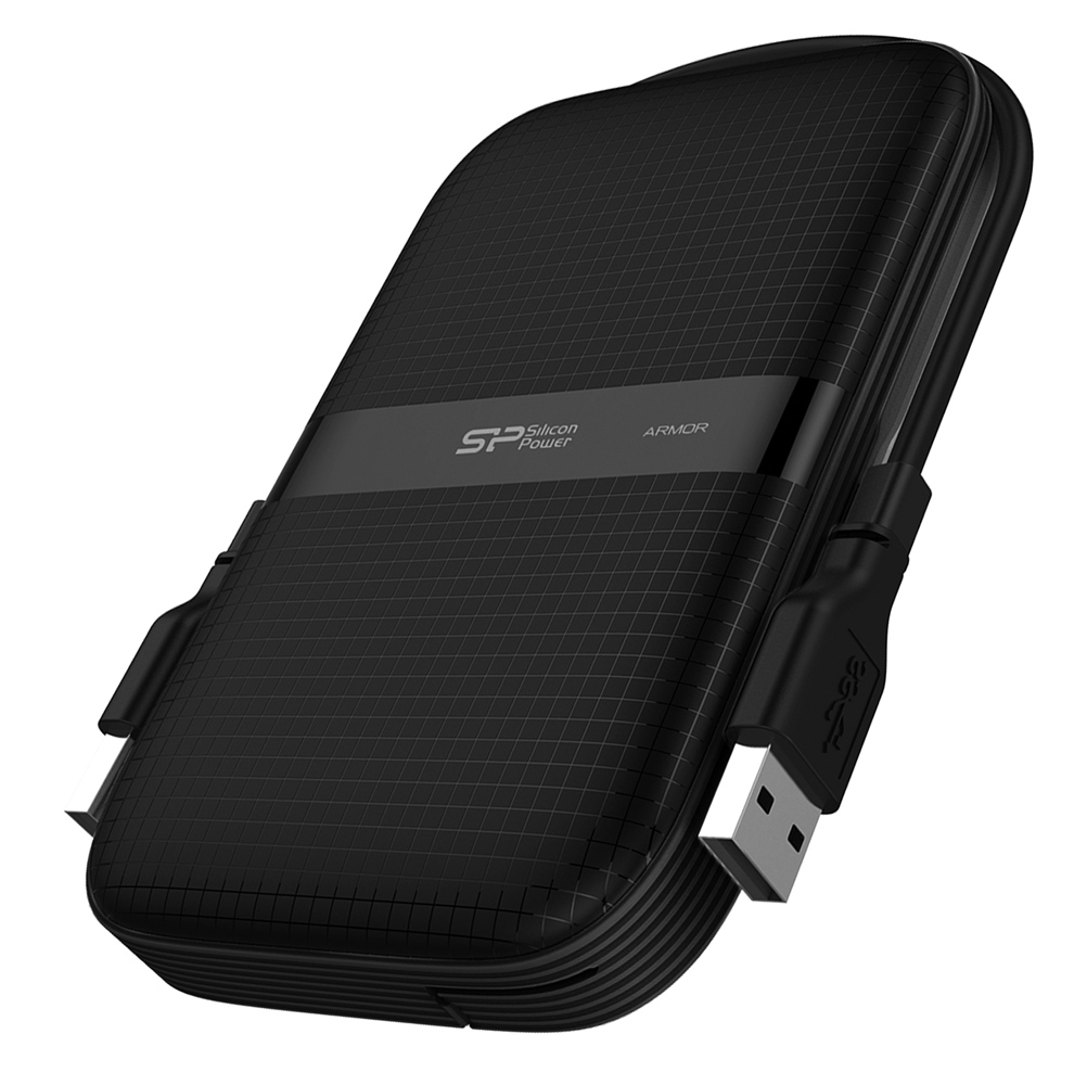 SILICON POWER εξωτερικός HDD Armor A60, 4TB, USB 3.2, μαύρος - Image 4