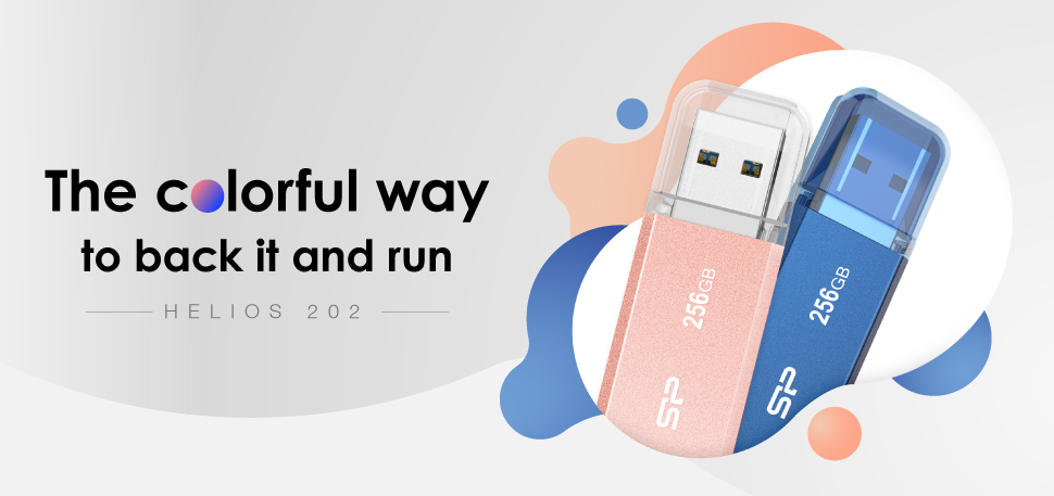 SILICON POWER USB Flash Drive Helios 202, 128GB, USB 3.2, ροζ χρυσό - Image 2
