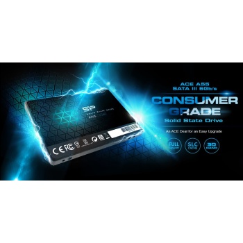 SILICON POWER SSD A55 512GB, 2.5″, SATA III, 560-530MB/s 7mm, TLC