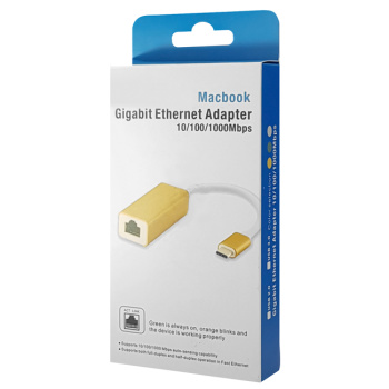 Αντάπτορας USB Type-C σε RJ45 ST735, 1000Mbps, RTL8153, ασημί
