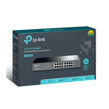 TP-LINK Desktop/Rackmount Switch TL-SG10016D 16 Θυρών, Ver. 8.0