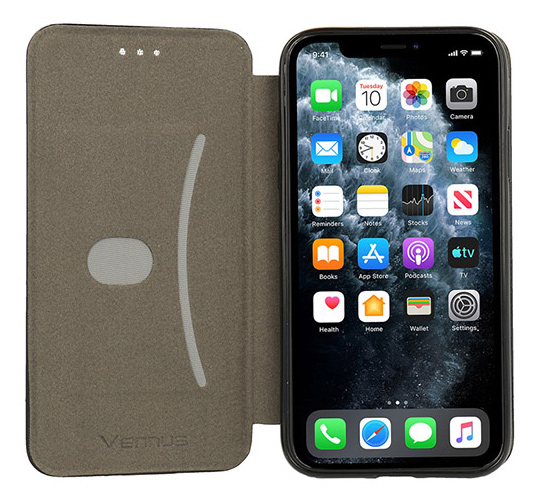 VENNUS Θήκη Βook Elegance VNS-0050 για iPhone 14 Pro, μαύρη - Image 3