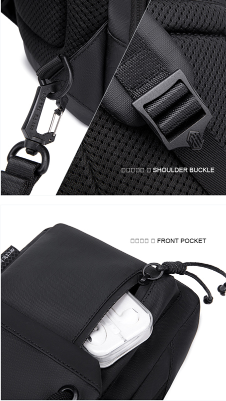 ARCTIC HUNTER τσάντα Crossbody XB00526 με θήκη tablet, 3L, γκρι - Image 3