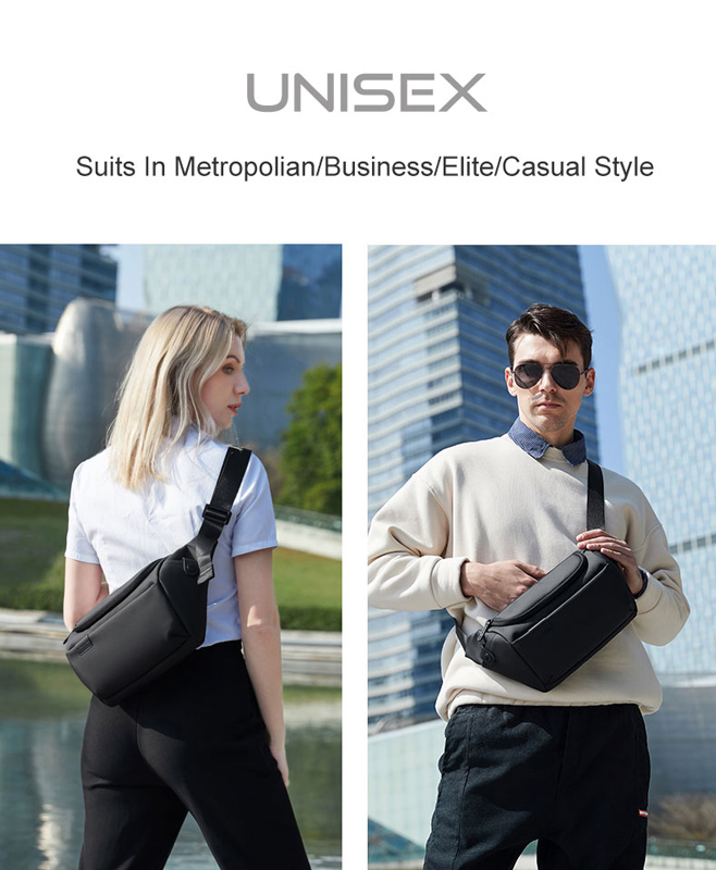 ARCTIC HUNTER τσάντα Crossbody Y00565 με θήκη tablet, 4L, μαύρη - Image 3