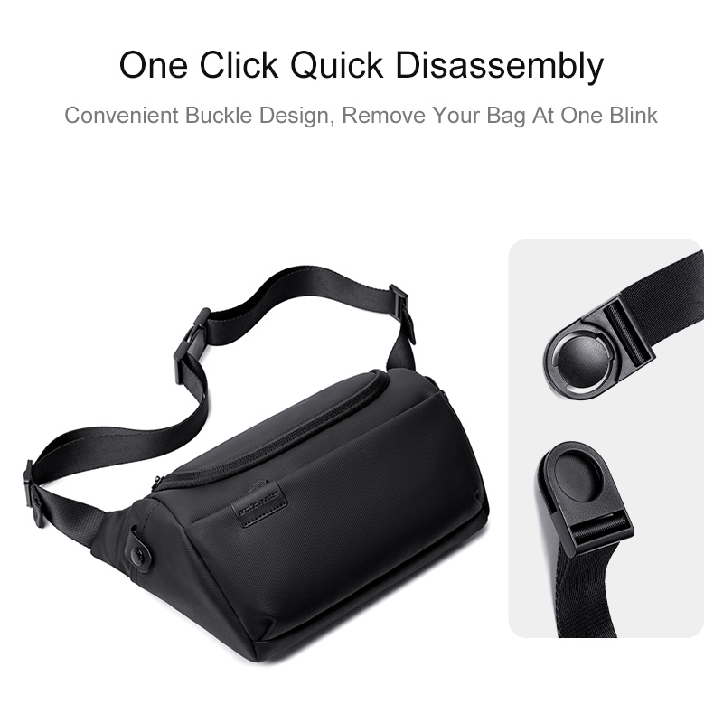 ARCTIC HUNTER τσάντα Crossbody Y00565 με θήκη tablet, 4L, μαύρη - Image 5