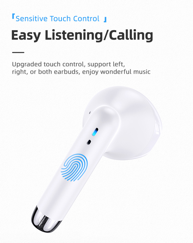 USAMS earphones IA04 με θήκη φόρτισης, True Wireless, μαύρα - Image 2
