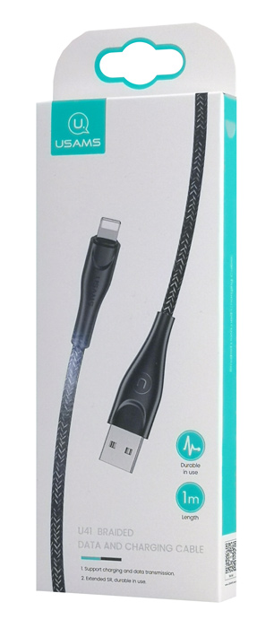 USAMS καλώδιο Lightning σε USB US-SJ391, 2A, 1m, μαύρο - Image 4