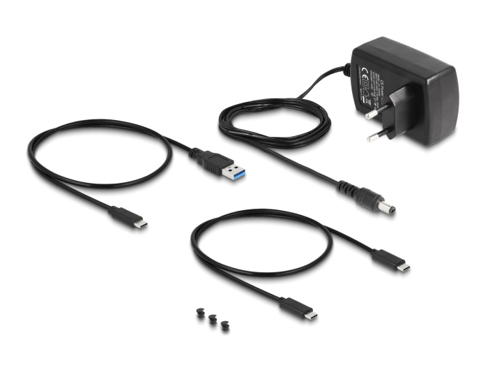 DELOCK docking station 64253 για M.2 & 2.5"/3.5" SSD/HDD, 10Gbps, μαύρο - Image 4