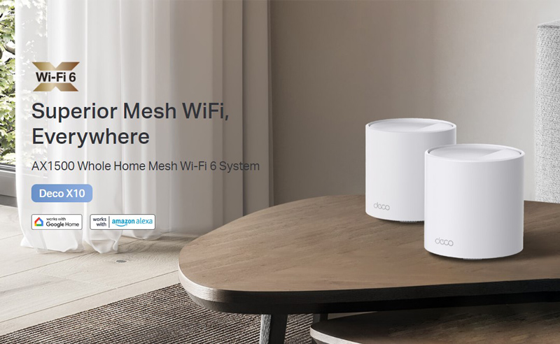 TP-LINK Home Mesh Wi-Fi System Deco X10, 1500Mbps AX1500, Ver. 1.0, 2τμχ - Image 2