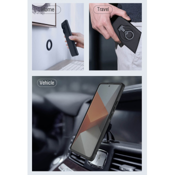 NILLKIN θήκη Super Frosted Shield Magnetic Xiaomi Note 13 Pro Plus μαύρη
