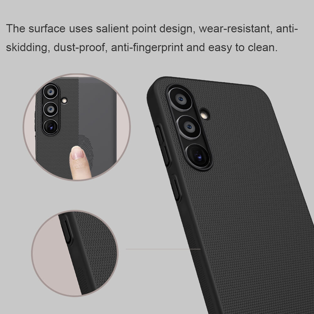 NILLKIN θήκη Super Frosted Shield για Samsung Galaxy A35, κόκκινη - Image 3