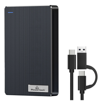 POWERTECH θήκη για 2.5″ SATA HDD/SSD PT-1232, 5Gbps, μαύρη